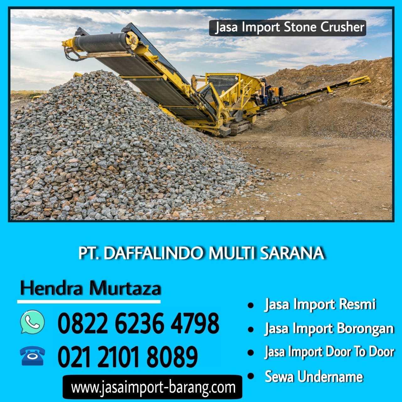 Jasa Import Stone Crusher